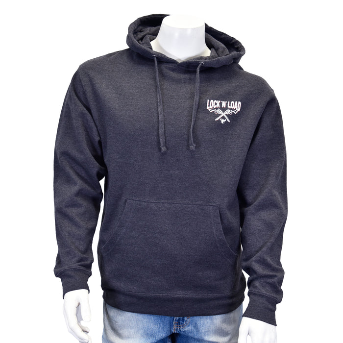 Men's CH Black "Lock N Load" Fleece Hoody from Cowboy Hardware