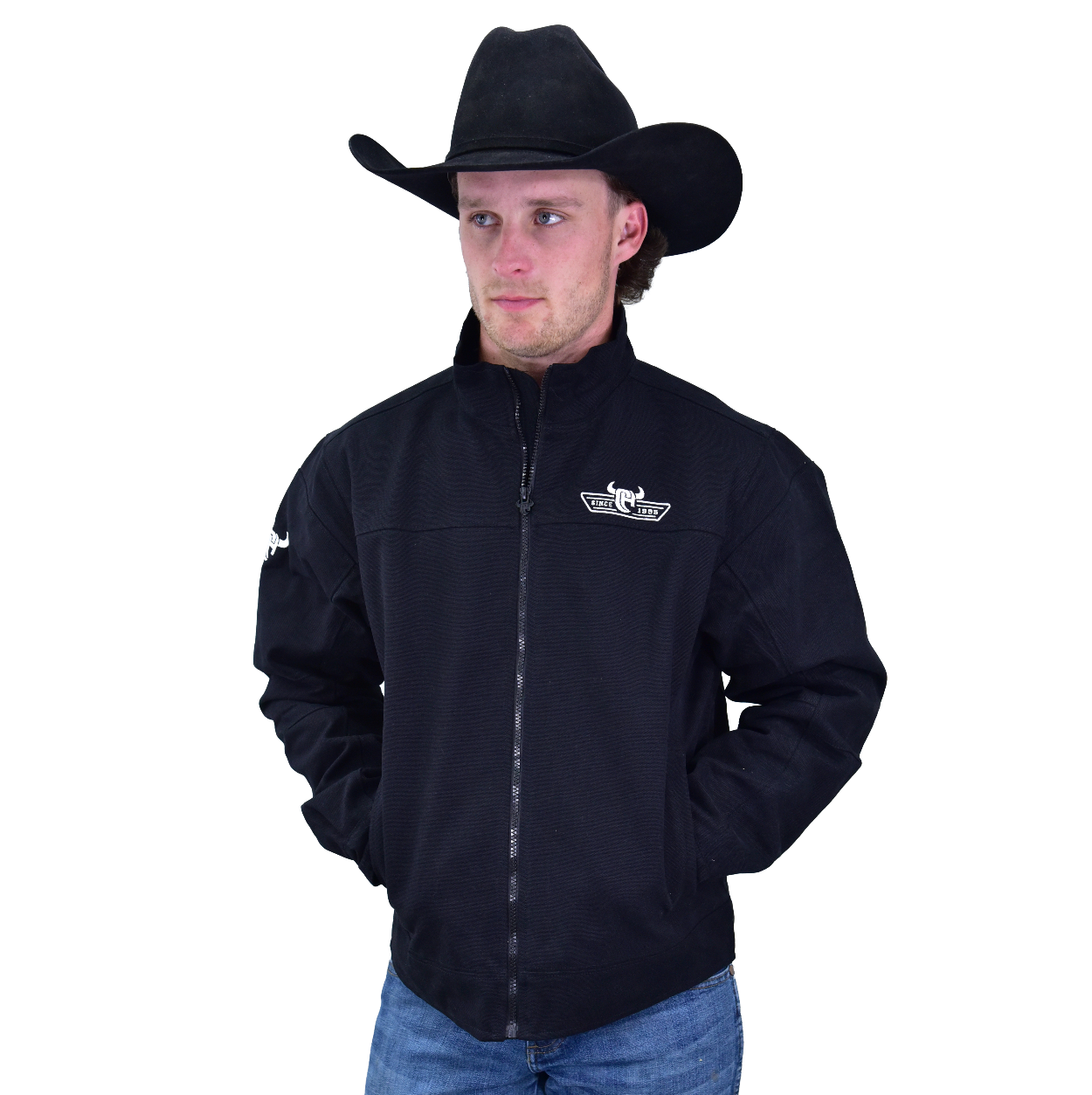 Men's CH Black "Since '95" Canvas Jacket from Cowboy Hardware