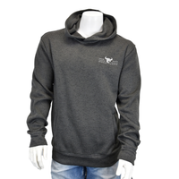 Men's CH Charcoal "Barb CH" Speckle Fleece Hoody from Cowboy Hardware