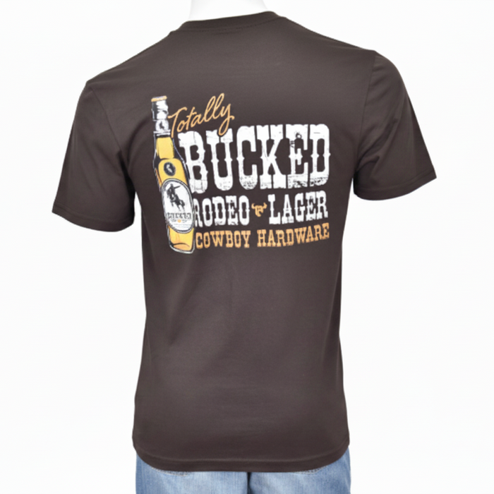 Men's CH Dark Brown "Totally Bucked" Short Sleeve T-Shirt from Cowboy Hardware
