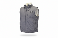 Men's Charcoal Skull Flag Heavy Twill Conceal & Carry Vest from Cowboy Hardware