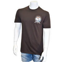 Men's Dark Chocolate 8 Second Warrior Short Sleeve Tee from Cowboy Hardware