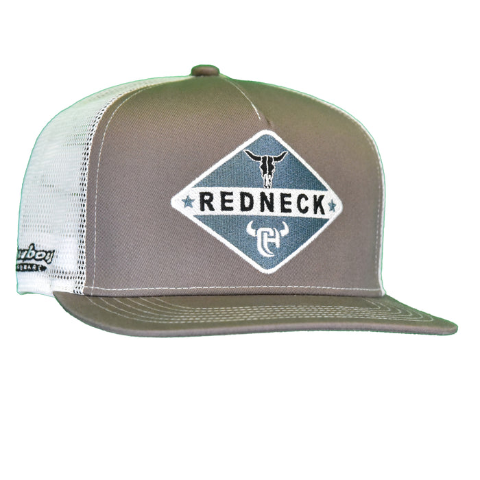 Men's Gray "Redneck" Baseball Cap from Cowboy Hardware