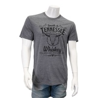 Men's Grey Frost Tennesse Whiskey Short Sleeve T-Shirt from Cowboy Hardware