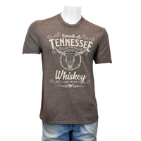 Men's Heather Brown "Tennessee Whiskey" Short Sleeve T-Shirt from Cowboy Hardware