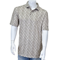 Men's Hombre Skull Tan Short Sleeve CH Polo from Cowboy Hardware