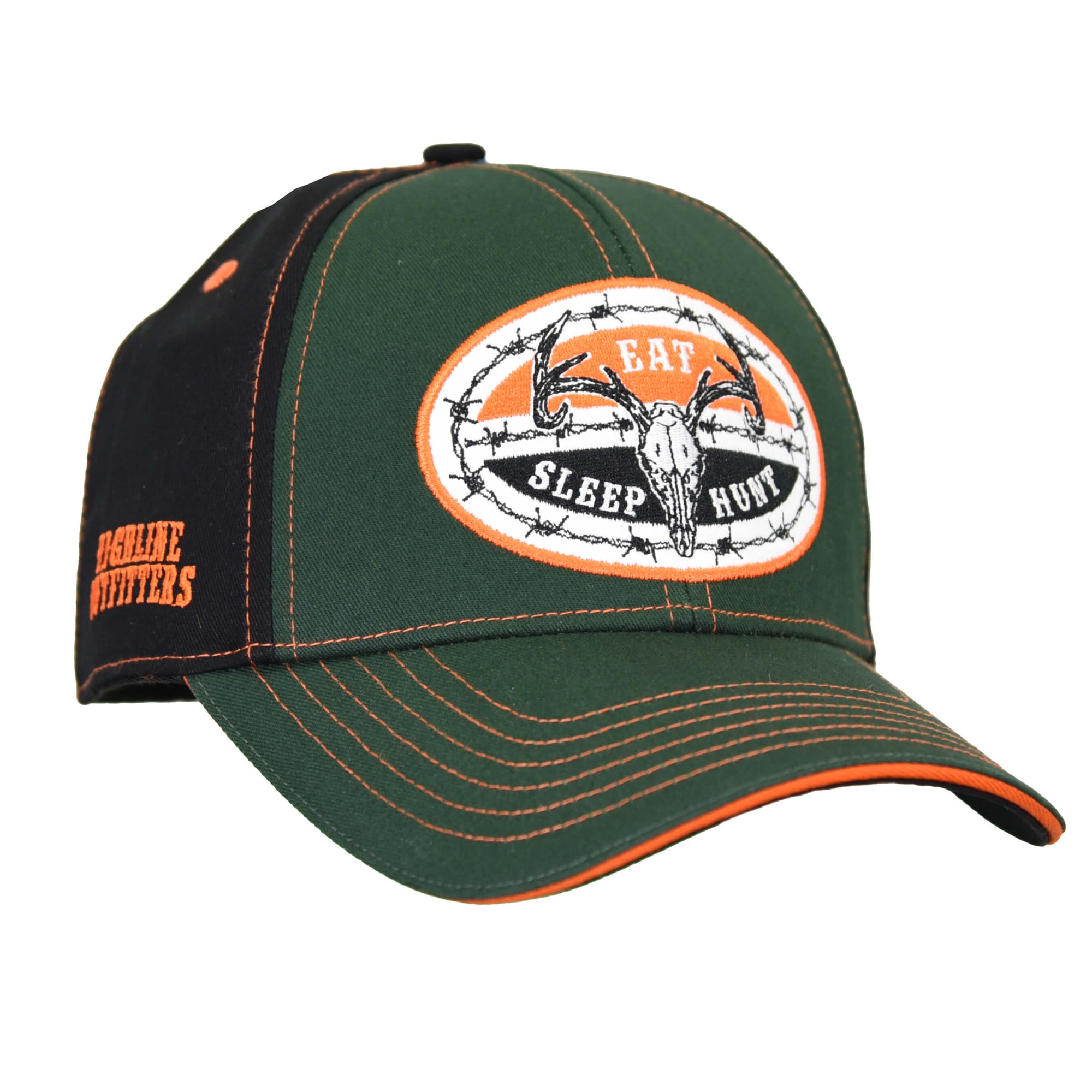 Men's Khaki Eat Sleep Hunt Cap from Cowboy Hardware