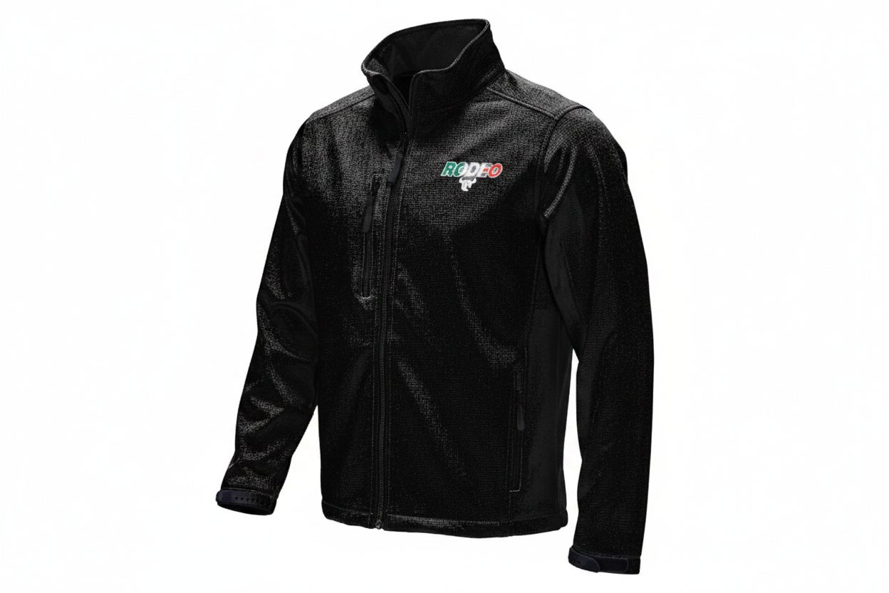 Men's MX Rodeo Cowboy Black Poly Shell Jacket from Cowboy Hardware