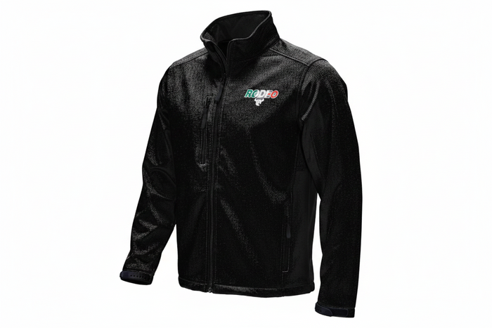 Men's MX Rodeo Cowboy Black Poly Shell Jacket from Cowboy Hardware