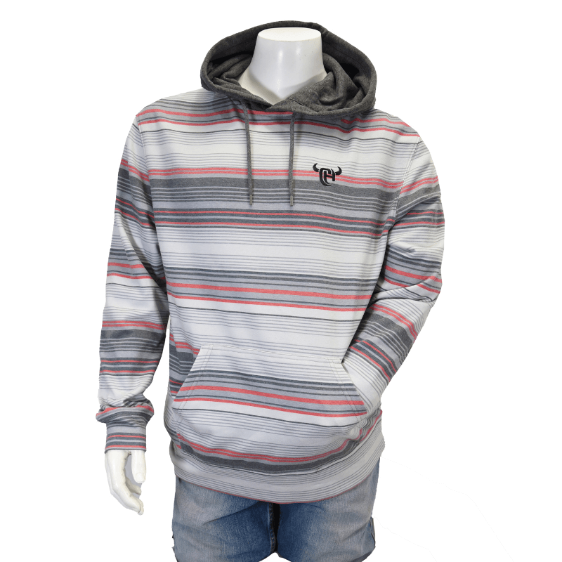 Men's Moke & Chili Colored Desert Serape Fleece Hoody from Cowboy Hardware