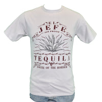 Men's Silver "El Jefe Tequila" Short Sleeve T-Shirt from Cowboy Hardware