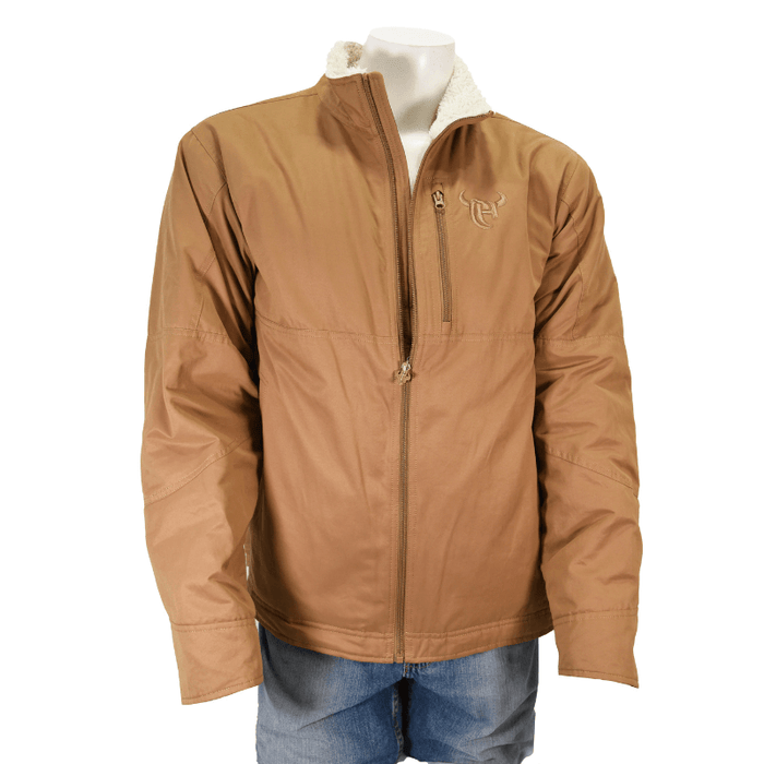 Men's Tan CH Logo Heavy Weight Conceal Carry Jacket from Cowboy Hardware