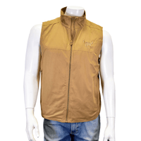 Men's Tan Light Weight Conceal Carry Vest from Cowboy Hardware