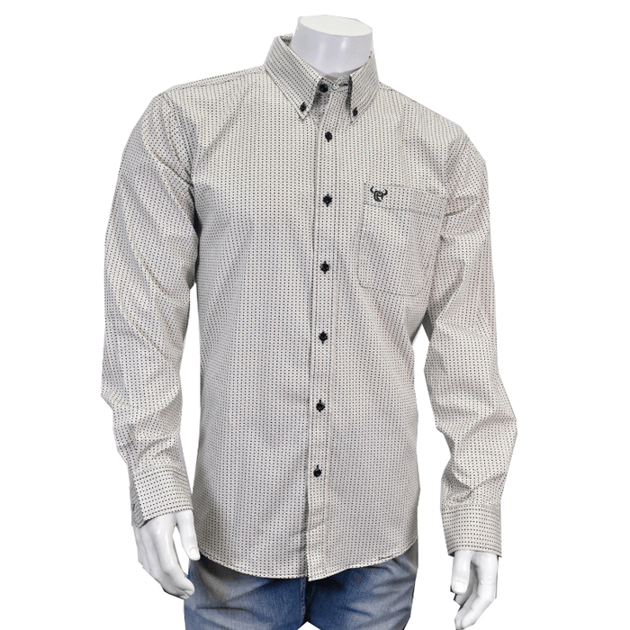 Men's Tan Long Sleeve Western Shirt from Cowboy Hardware