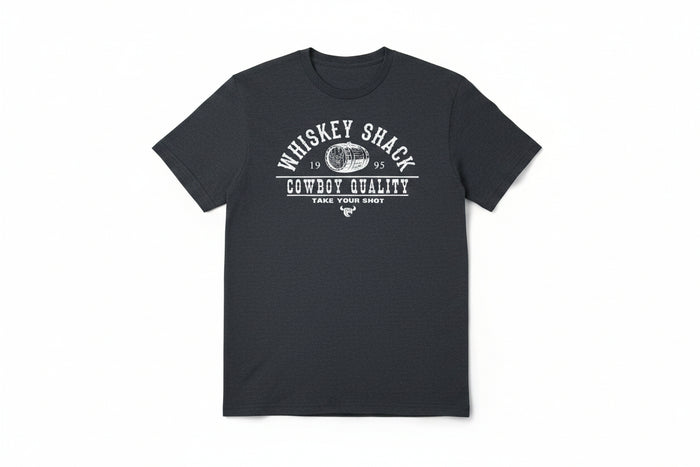 Men's Whiskey Shack Charcoal Short Sleeve T-Shirt from Cowboy Hardware