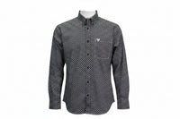 Men's "Geo Floral" Black Long Sleeve Western Shirt from Cowboy Hardware