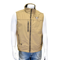 Mens Live Free Buckskin Tech Woodsman Vest from Cowboy Hardware