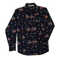 Toddler Boy's CH Black "Vintage Bronc" Long Sleeve Western Shirt from Cowboy Hardware