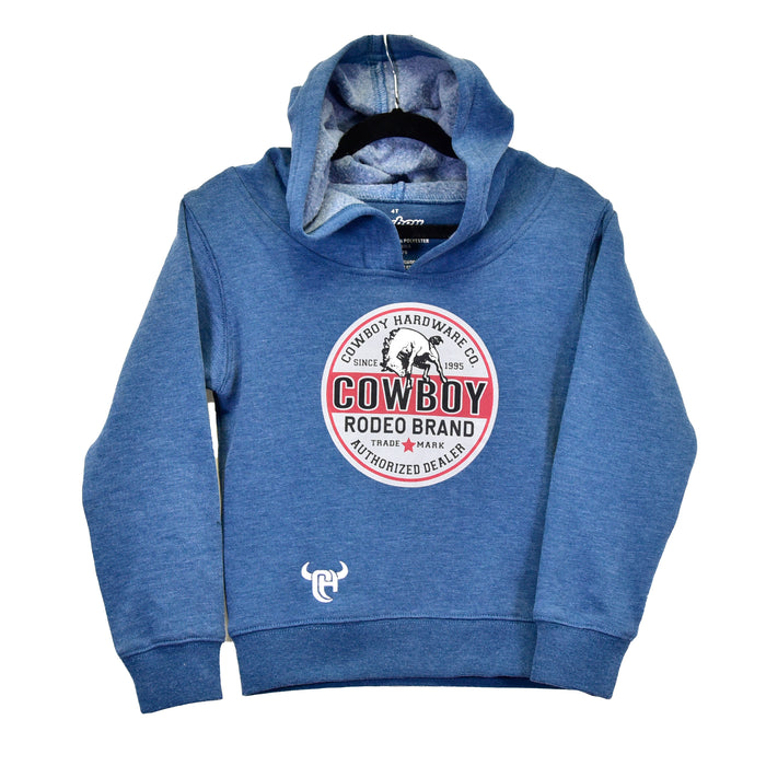Toddler Boy's CH Slate Blue "Cowboy Brand" Fleece Hoodie from Cowboy Hardware