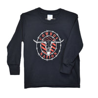 Toddler Boys CH "Cowboy Nation" Black Long Sleeve T-Shirt from Cowboy Hardware