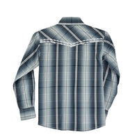 Toddler Boys CH "Gradient" Blue Long Sleeve Western Shirt from Cowboy Hardware