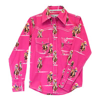 Toddler Girl's CH Berry "Vintage Cowgirl" Long Sleeve Western Shirt from Cowboy Hardware