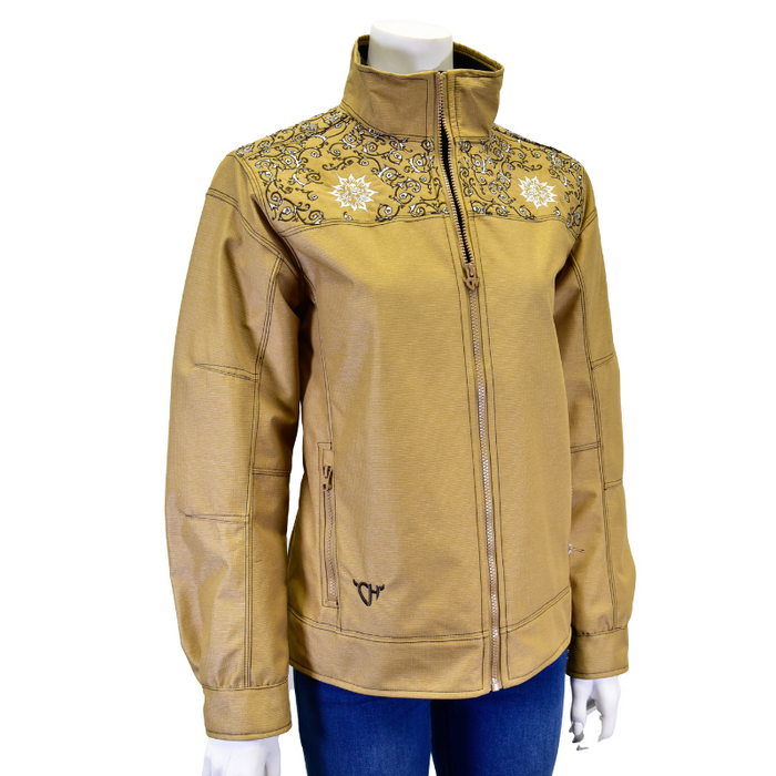 Women's CH Buckskin "Skull" Tech Jacket from Cowboy Hardware