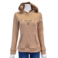 Women’s CH Buckskin “Emb Aztec Steer” Long Sleeve Thermal Shirt from Cowboy Hardware
