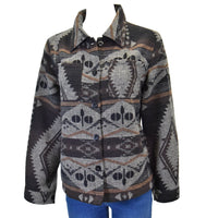 Women's CH "Wool Button-Up" Brown Jacket from Cowboy Hardware