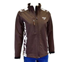 Women's Cow Print Accent Poly Shell Jacket from Cowboy Hardware