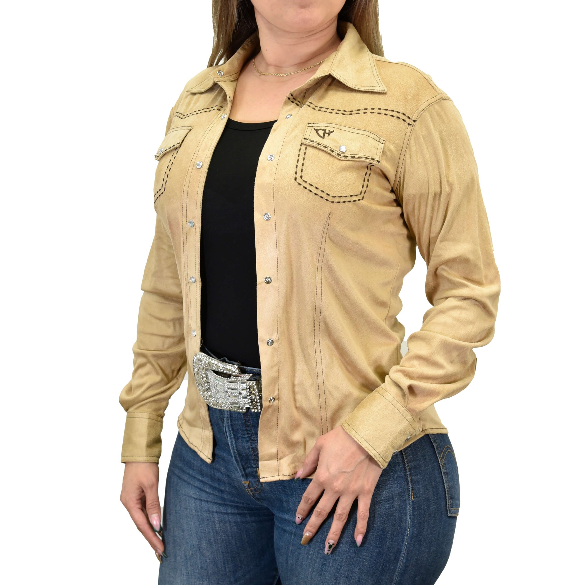 Women's Cowgirl Hardware Buckskin