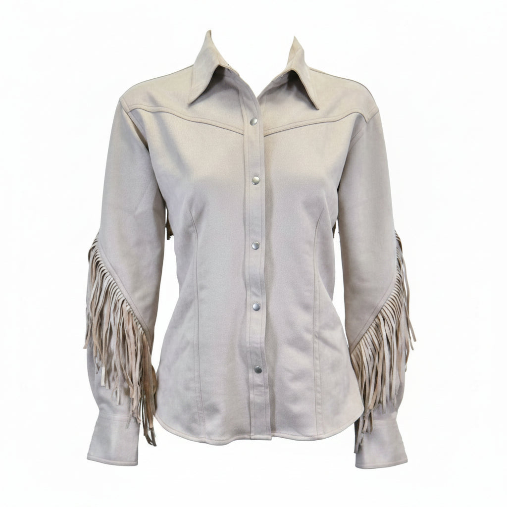 Women's CH Doeskin "Fringe Sleeve" Jacket from Cowboy Hardware