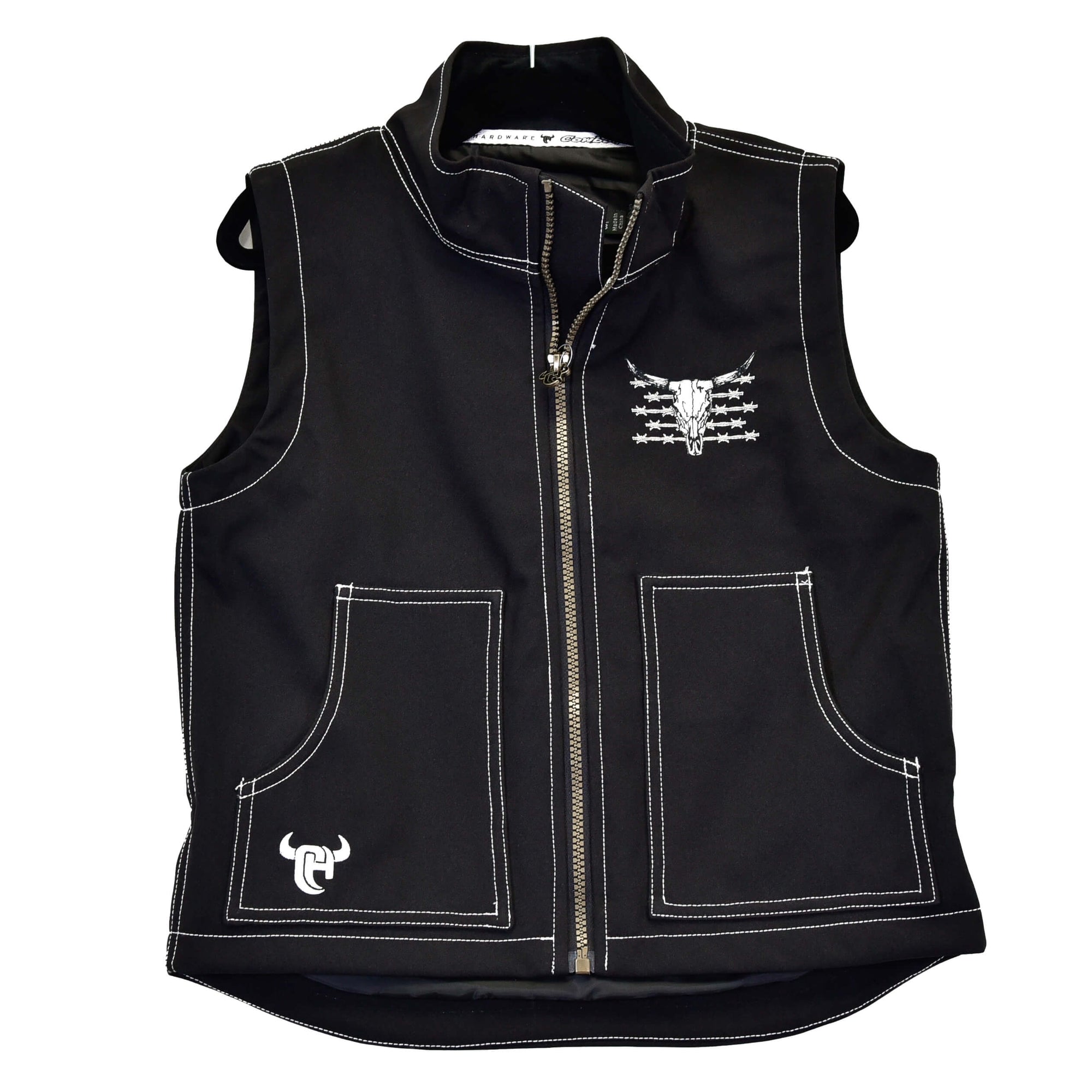 Youth Boy's Black "Live Free" Tech Vest from Cowboy Hardware