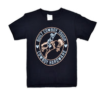 Youth Boy's Black "Neon Built Tough" Short Sleeve T-Shirt from Cowboy Hardware