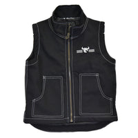 Youth Boy's CH Black "Bar CH" Tech Vest from Cowboy Hardware