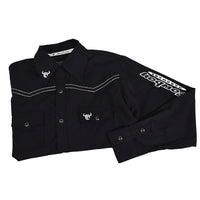 Youth Boy's CH Black "Solid" Long Sleeve Western Shirt from Cowboy Hardware