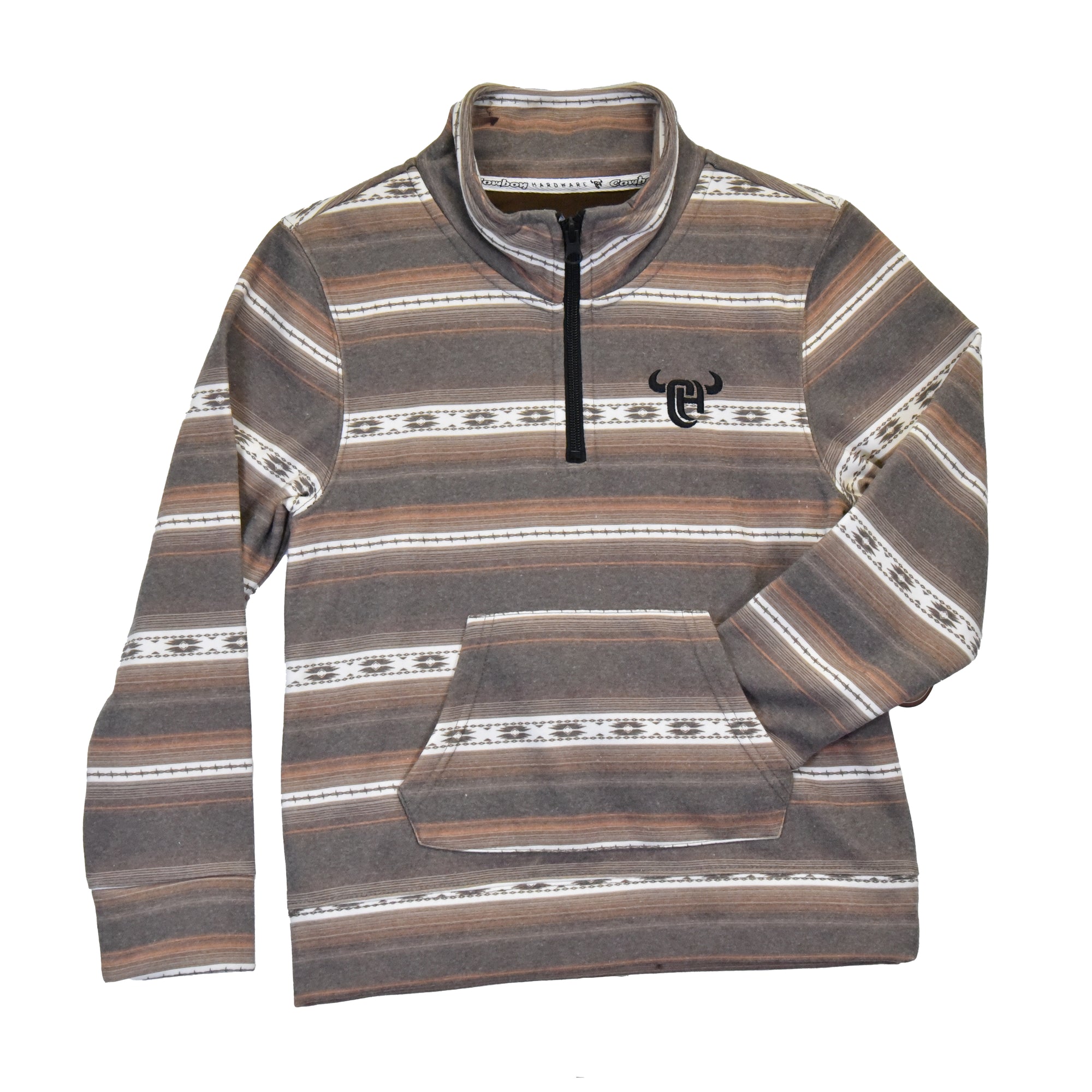 Youth Boy's CH Brown "Striped Serape" Pullover Cadet from Cowboy Hardware