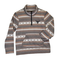 Youth Boy's CH Brown "Striped Serape" Pullover Cadet from Cowboy Hardware