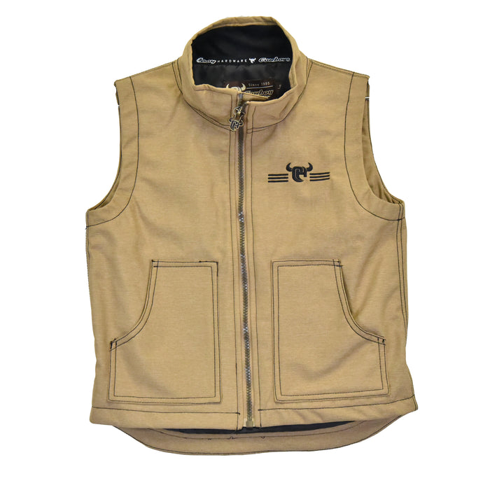 Youth Boy's CH Buckskin "Bar CH" Tech Vest from Cowboy Hardware