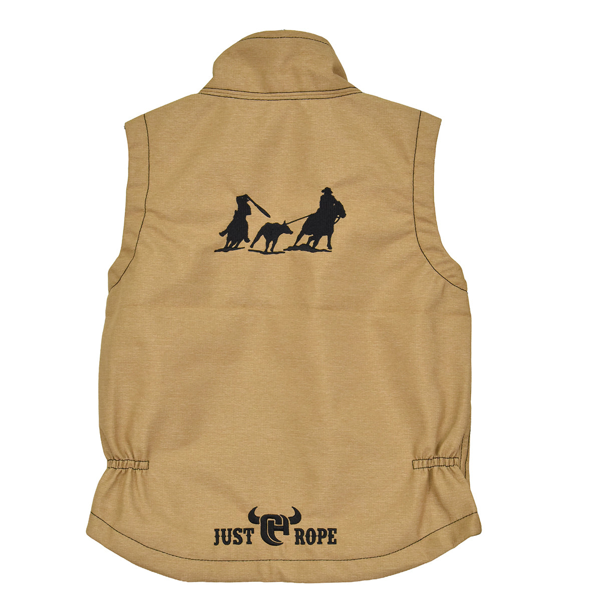 Youth Boy's CH Buckskin "Just Rope" Tech Vest from Cowboy Hardware