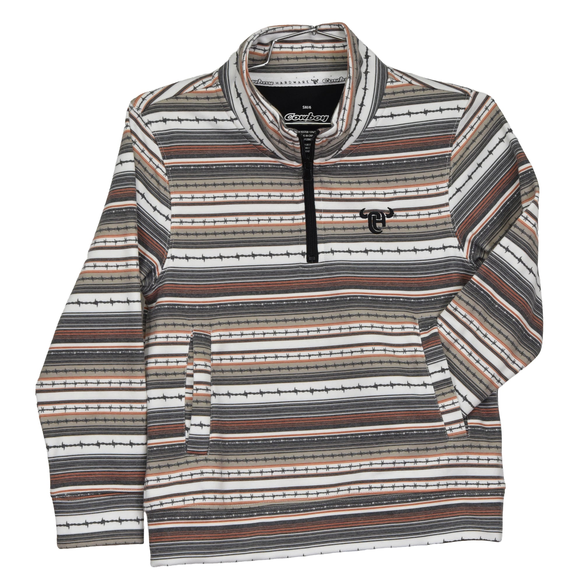 Youth Boy's CH Desert Tan "Barbed Serape" Fleece Cadet from Cowboy Hardware