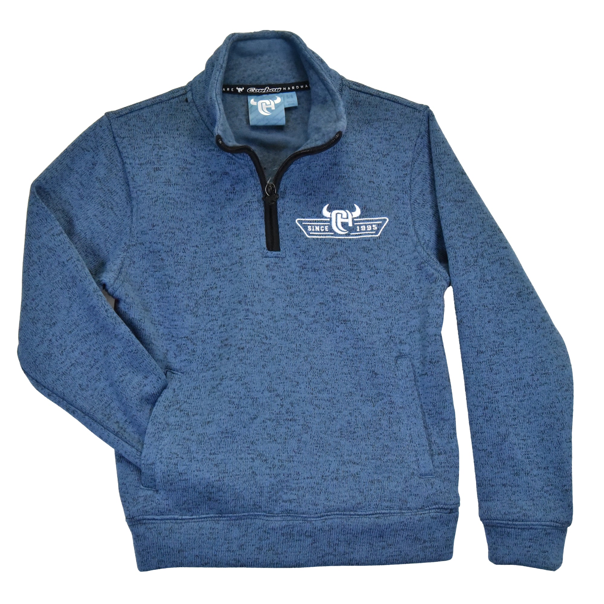 Youth Boy's CH Indigo Blue "Since 95" Pullover Cadet from Cowboy Hardware