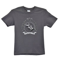 Youth Boy's CH "Toughest 8 Seconds" Charcoal Short Sleeve T-Shirt from Cowboy Hardware