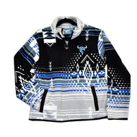 Youth Boy's Slate Blue "Aztec Grande" Polar Fleece Cadet from Cowboy Hardware