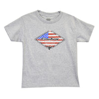 Youth Boy's Sport Gray "Genuine Quality" Short Sleeve T-Shirt from Cowboy Hardware