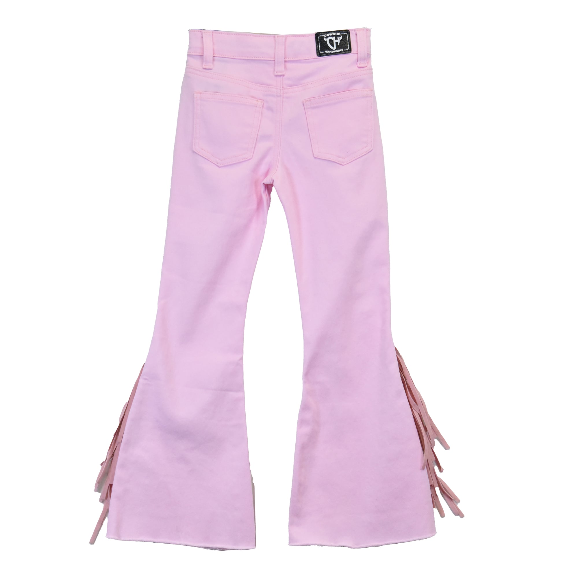 Youth Girl's CH Berry "Side Fringe" Jeans from Cowboy Hardware Back View