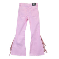 Youth Girl's CH Berry "Side Fringe" Jeans from Cowboy Hardware Back View