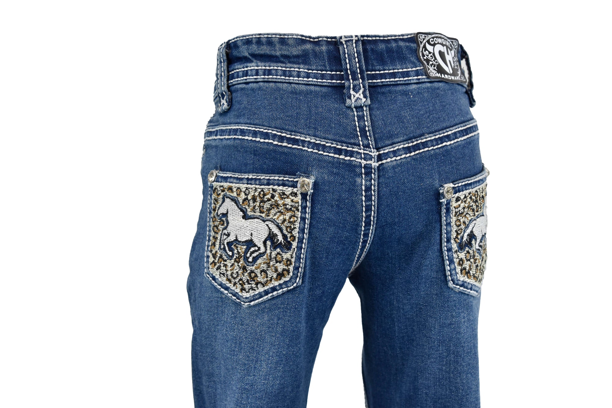 Toddler Leopard Horse Jeans from Cowgirl Hardware