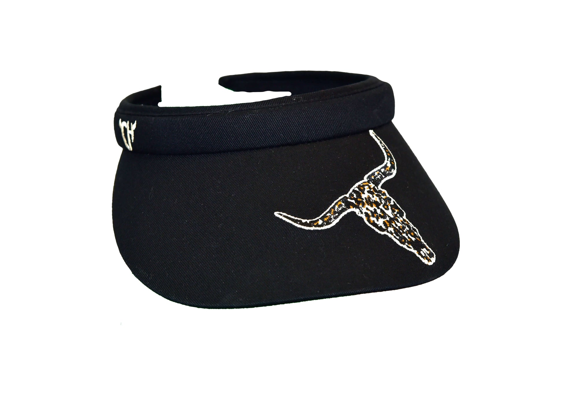 Women's Leopard Skull Visor from Cowgirl Hardware