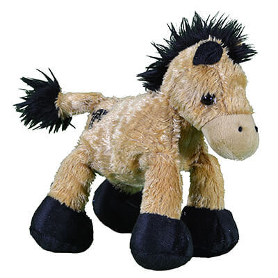 Boy's Plush Play Wobbly Buckskin Pony from Cowboy Hardware